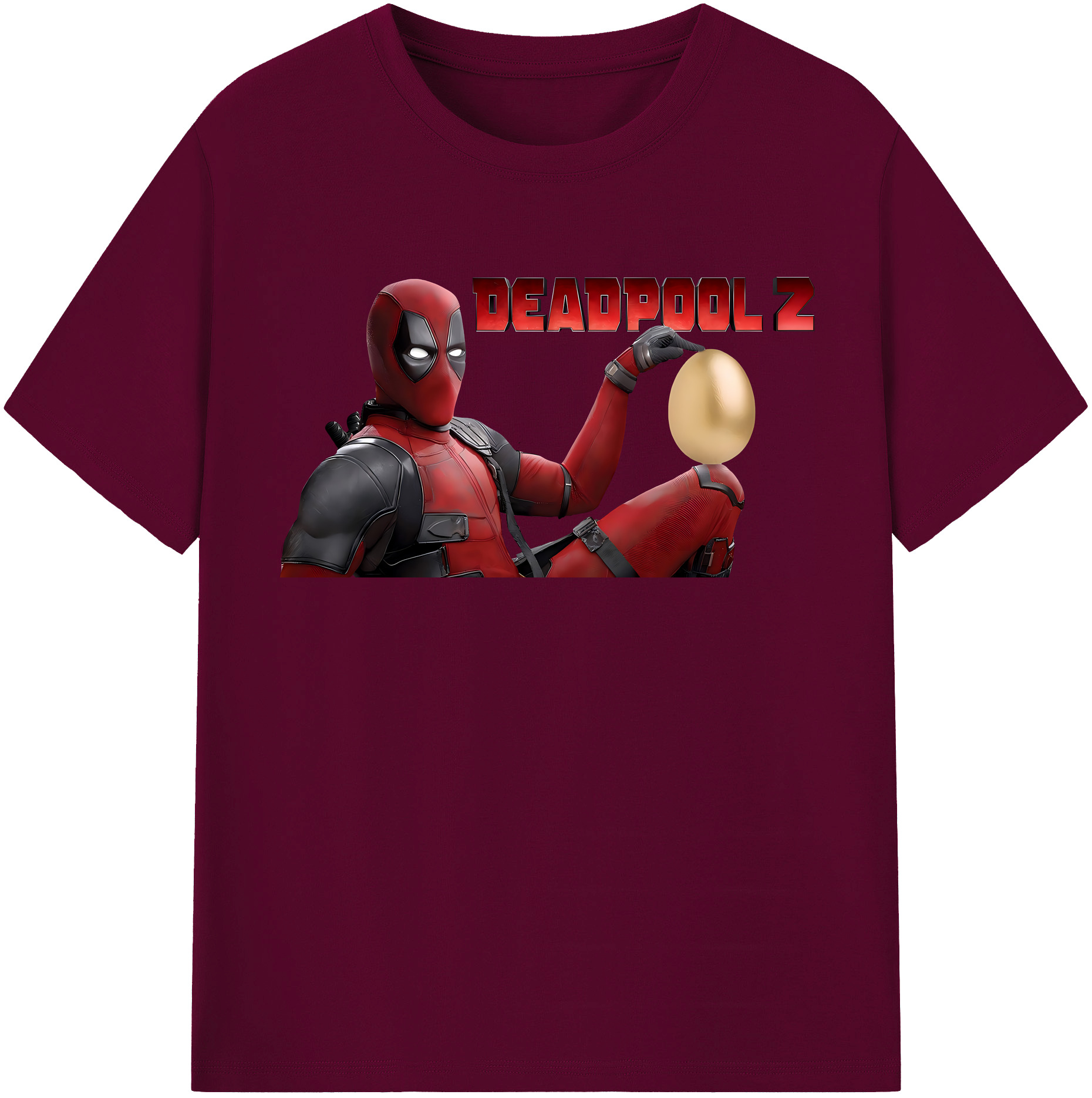 （画像用） Deadpool デッドプール レディースカジュアルプリントTシャツ（綿100％）